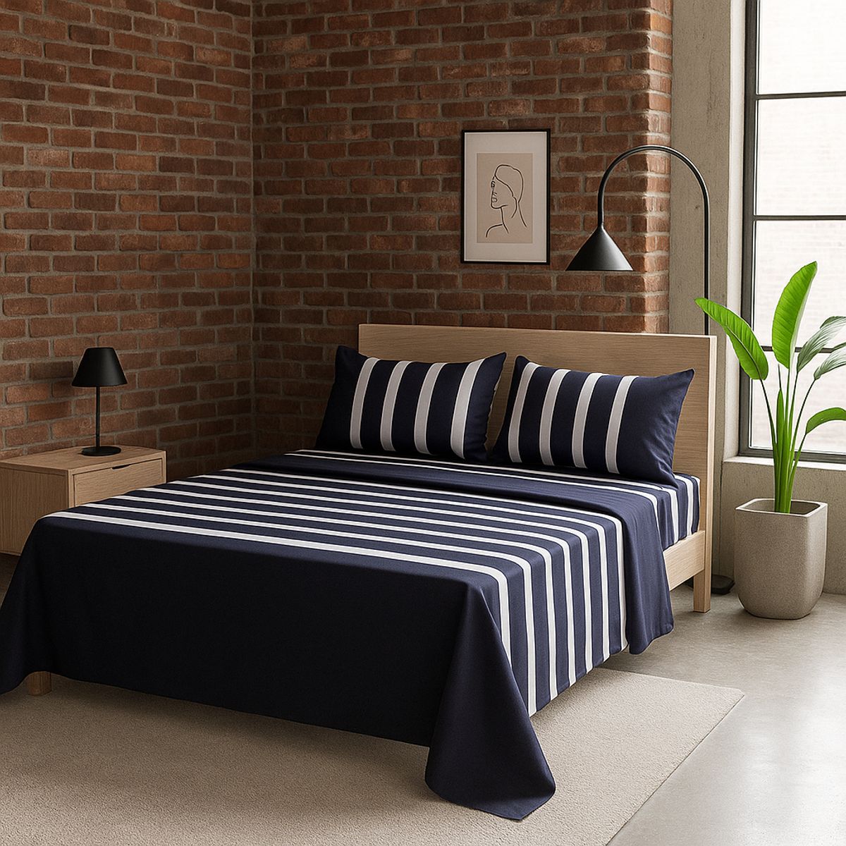 ARMONIA - tipo 762 juego de sábanas 30 clásicas 144 hilos 7EF