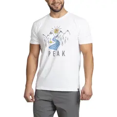 PEAK - Polera Hombre Performance Gul Blanco