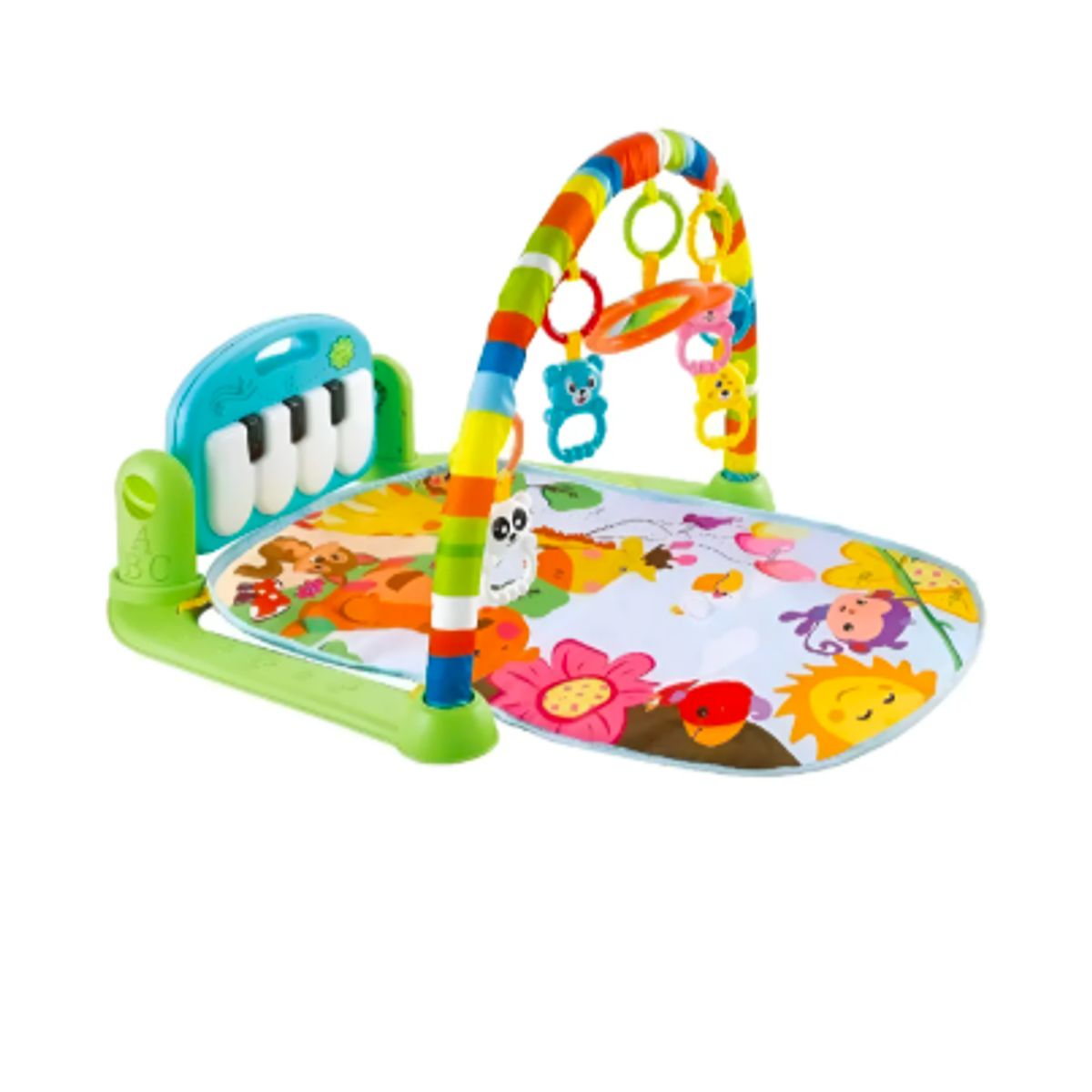 GENERICO - Alfombra Musical Con Piano Set Estimulación Para Bebe Color Verde