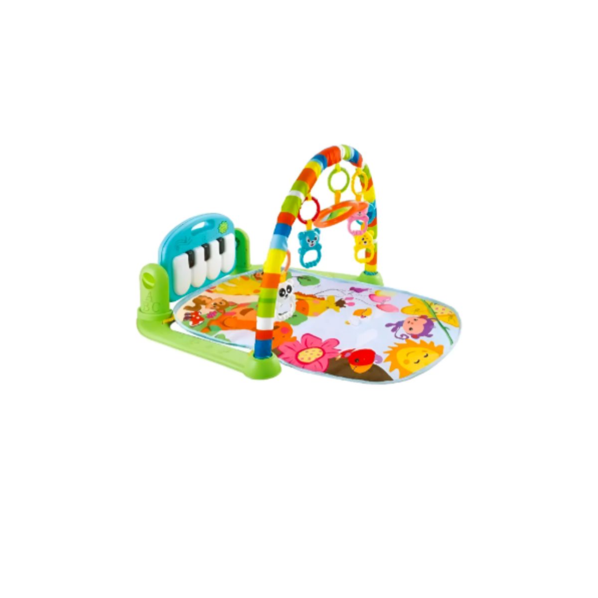 GENERICO - Alfombra Musical Con Piano Set Estimulación Para Bebe Color Verde