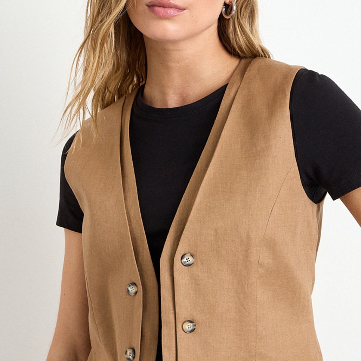 IO - Gillete Liso Mujer Café Io