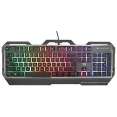 TRUST - Teclado Gamer GXT 856 Torac Metálico RGB - PS