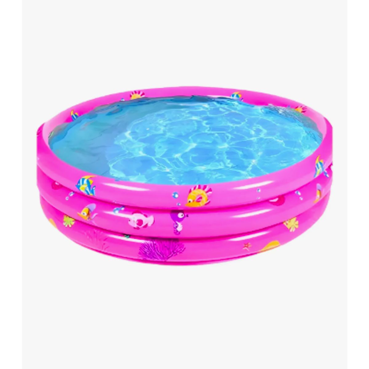GENERICO - Piscina Inflable Circular 3 Anillos Para Niños 100cm Pelotas