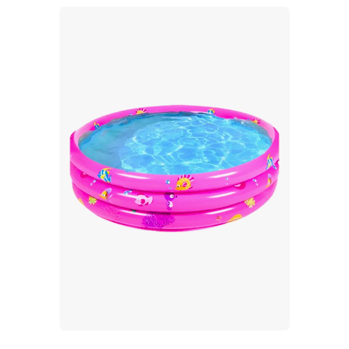 GENERICO - Piscina Inflable Circular 3 Anillos Para Niños 100cm Pelotas