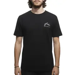 PEAK - Polera Hombre Rusty Aibika Negro