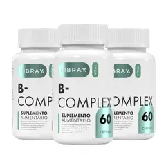 GENERICO - Complejo B L-triptofano Magnesio Y Zinc 60 Caps Pack 3 Frascos Nibray Vital