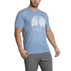 PEAK - Polera Hombre Performance Alfros Azul