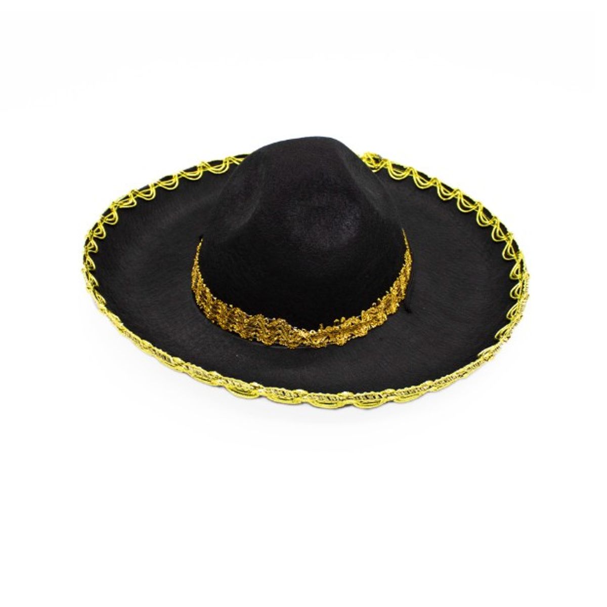 GENERICO - SOMBRERO MEXICANO NEGRO CHICO X1 UNI