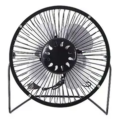 GENERICO - VENTILADOR USB NEGRO REGULACIÓN VERTICAL