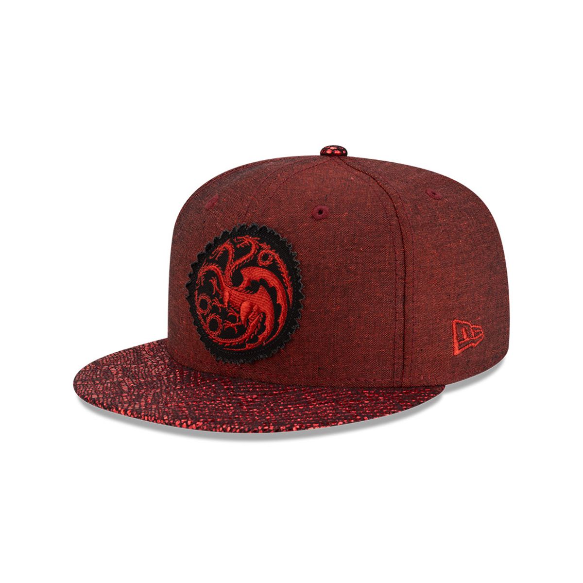 NEW ERA - Gorra 59Fifty  Game Of Thrones Red Cerrada
