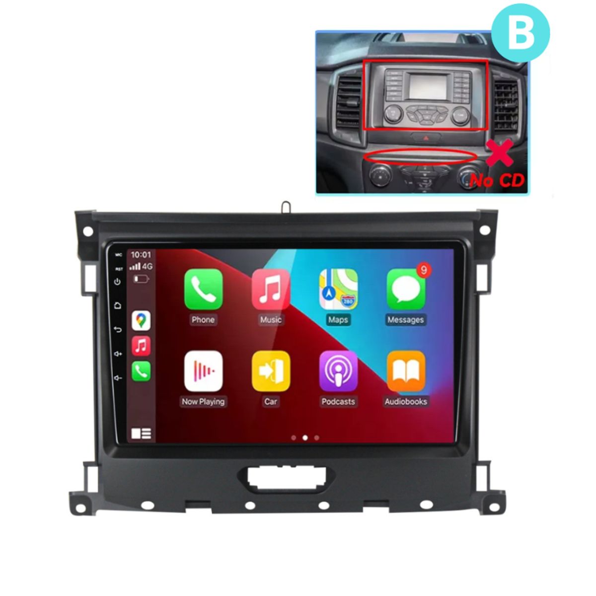 OEM - Radio Android Auto Carplay Ford Ranger mod 2 2018-2023 -2gb+32gb