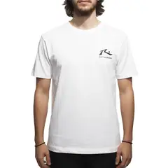 PEAK - Polera Hombre Rusty Aibika Blanco
