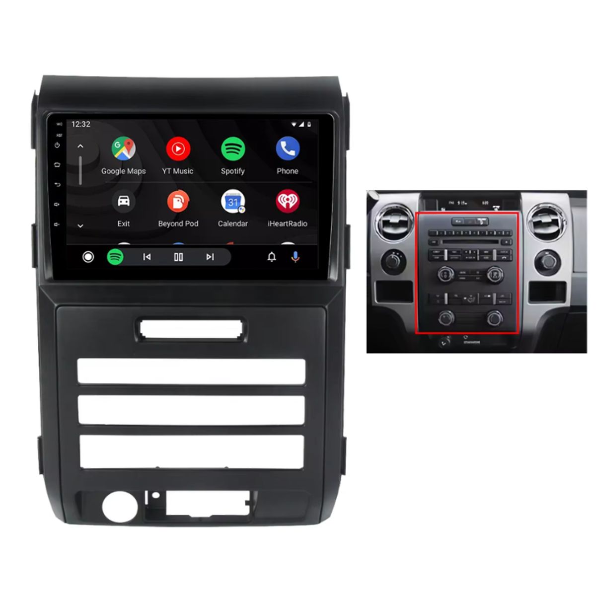 OEM - Radio Android AutoCarplay Ford F-150 Lariat 2009-2014 -2gb+32gb