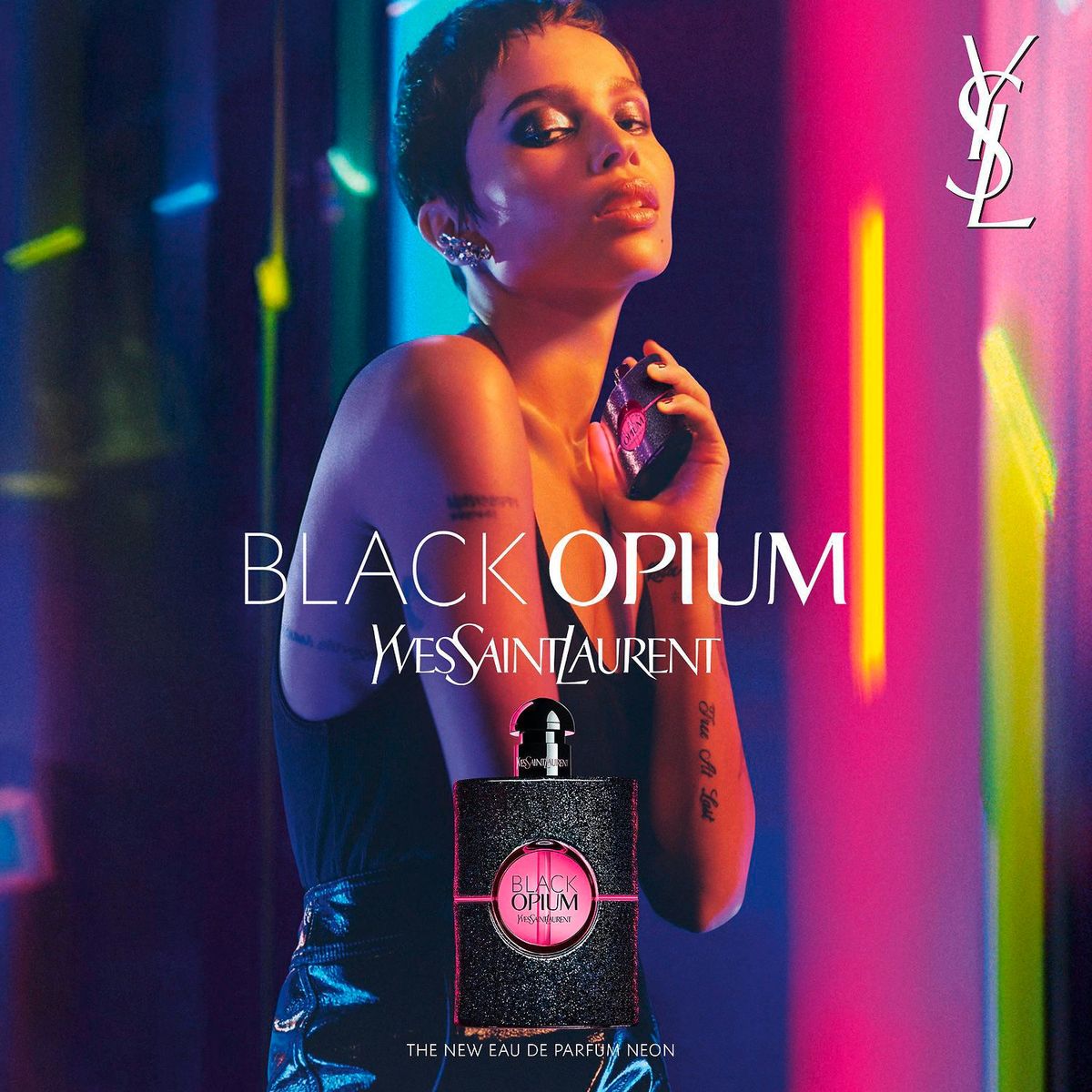 YVES SAINT LAURENT - Perfume Mujer Black Opium Neon Eau de Parfum 30ml Yves Saint Laurent