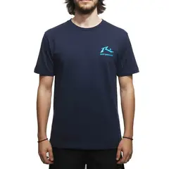 PEAK - Polera Hombre Rusty Aibika Azul