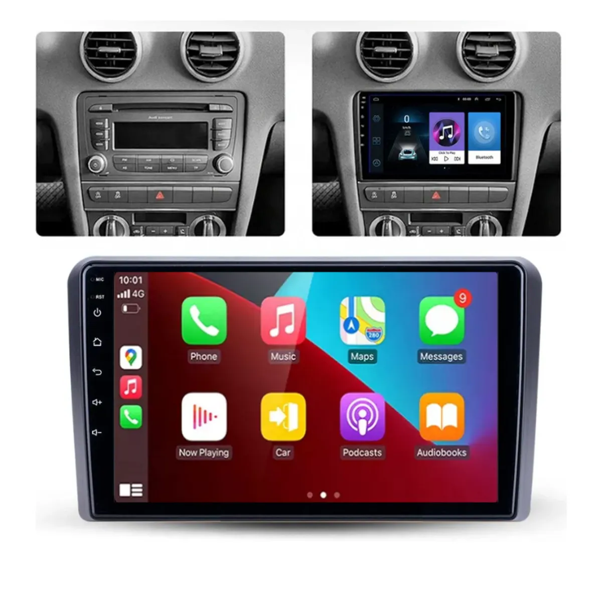 OEM - Radio Android AutoCarplay Audi A3 2003-2013 -2gb+32gb