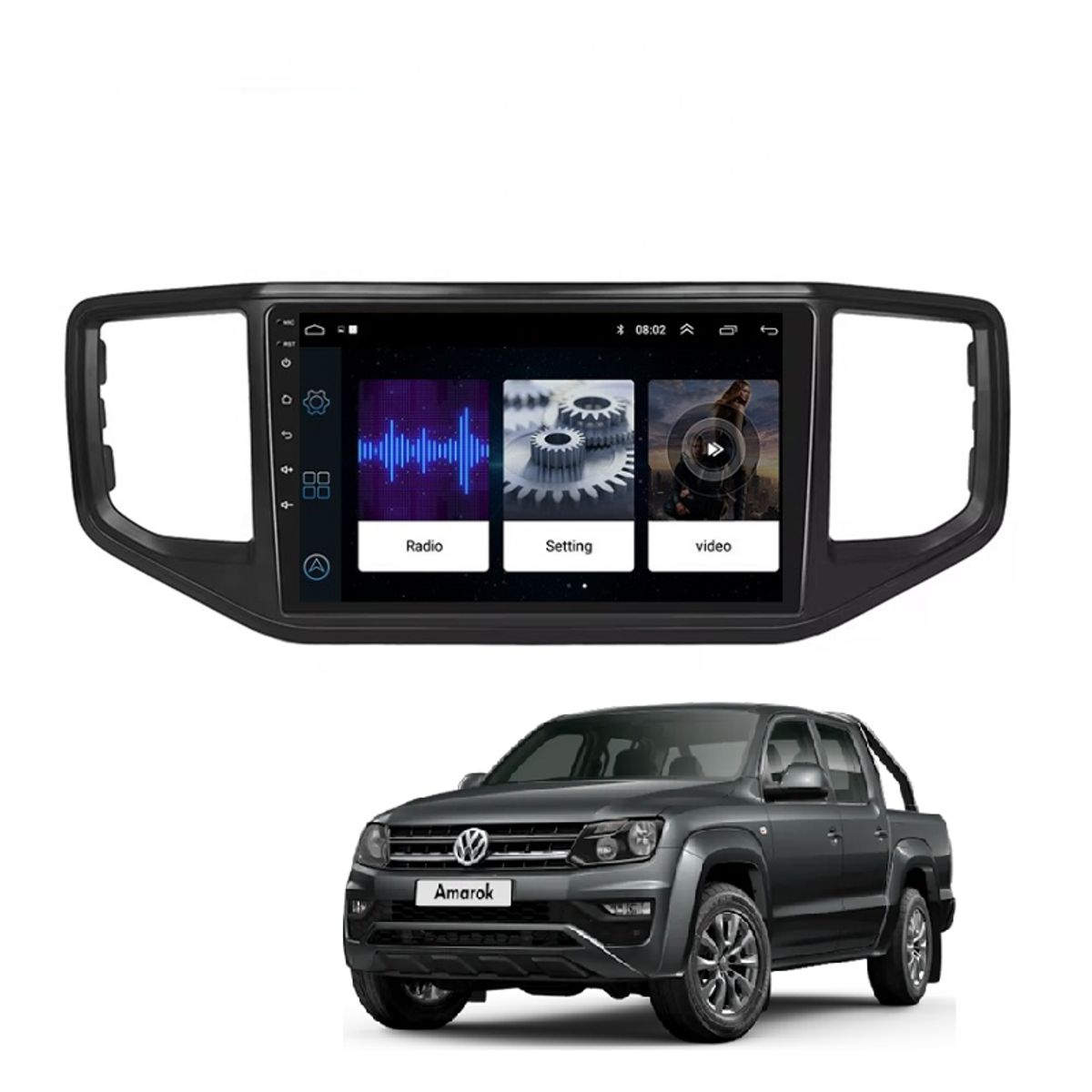 OEM - Radio Android Volkswagen Amarok 2018-2023 + Camara