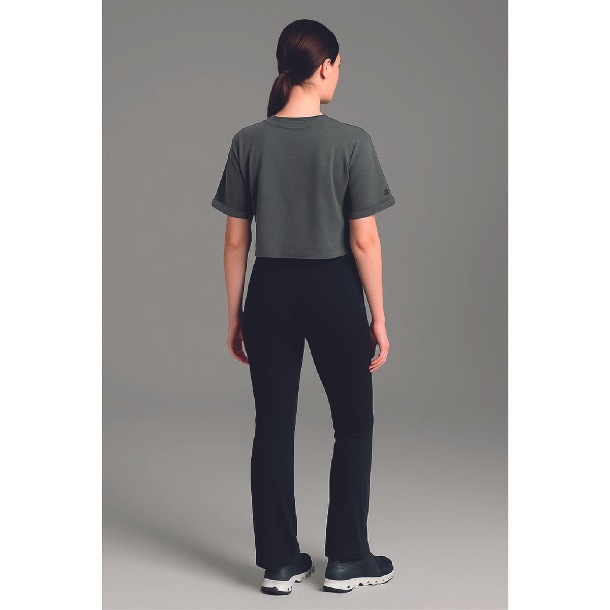 ULTIMATE - ULTIMATE POLERA MC MUJER DARK GRAY