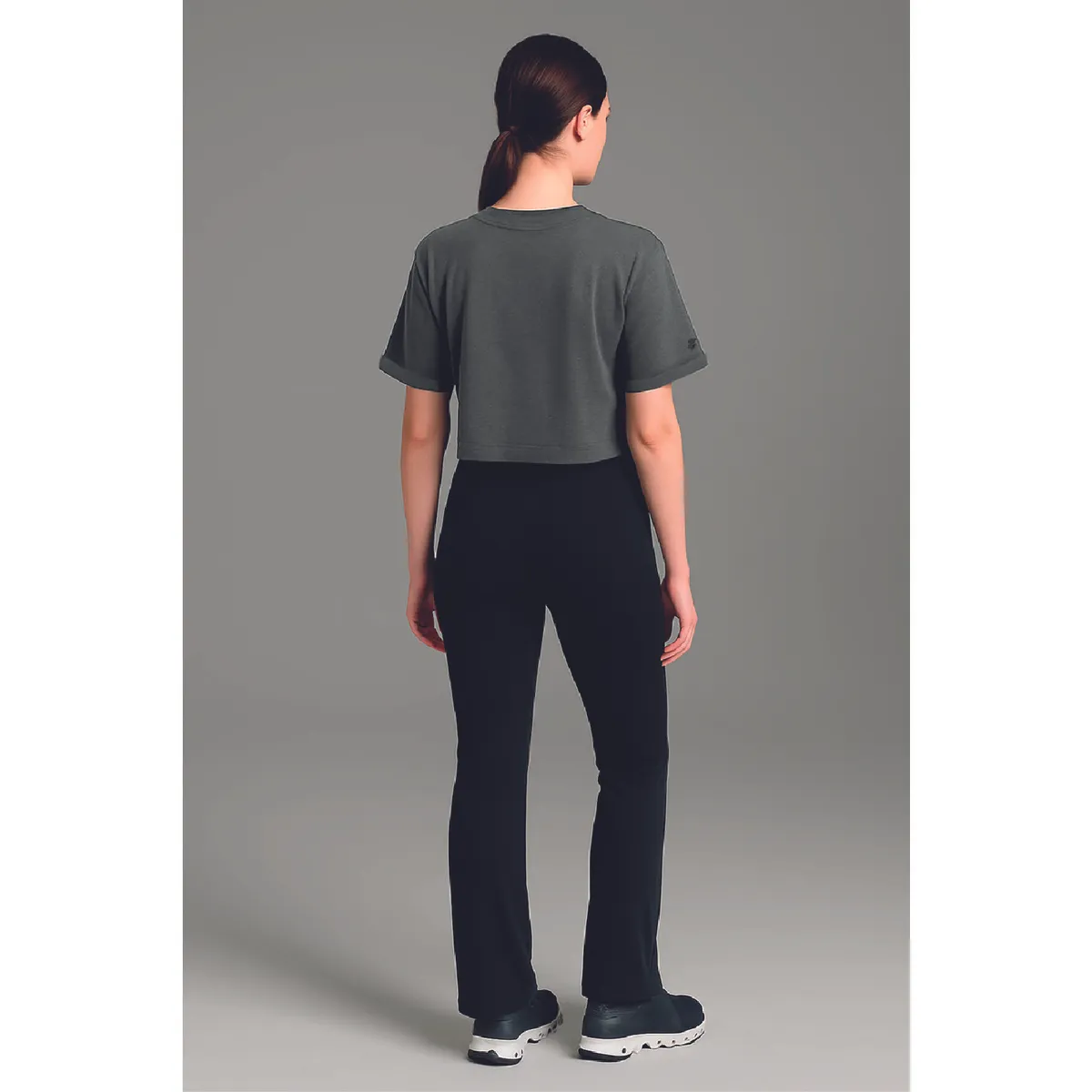 ULTIMATE - ULTIMATE POLERA MC MUJER DARK GRAY