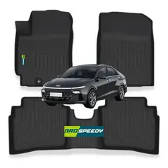 GENERICO - PISOS CALCE PERFECTO PROSPEEDY HYUNDAI ACCENT 2024+ 3PIEZAS