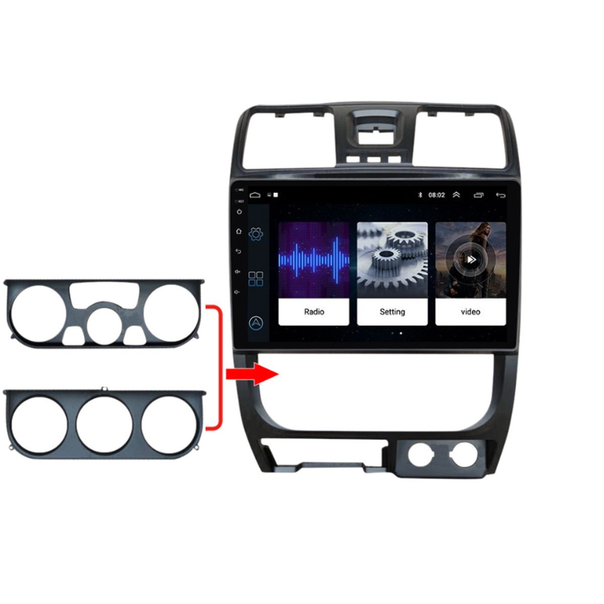 OEM - Radio Android Great Wall Wingle 5 2011-2023  + Camara