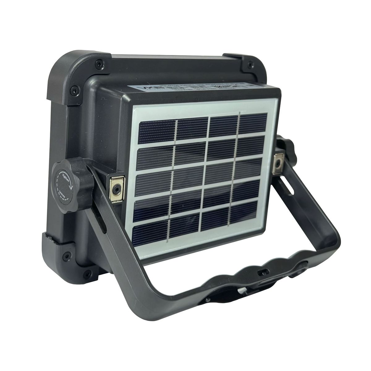 GENERICO - Foco Proyector Reflector Led 100w Portatil Con Panel Solar Carcasa Negro Luz 3000k  6500k