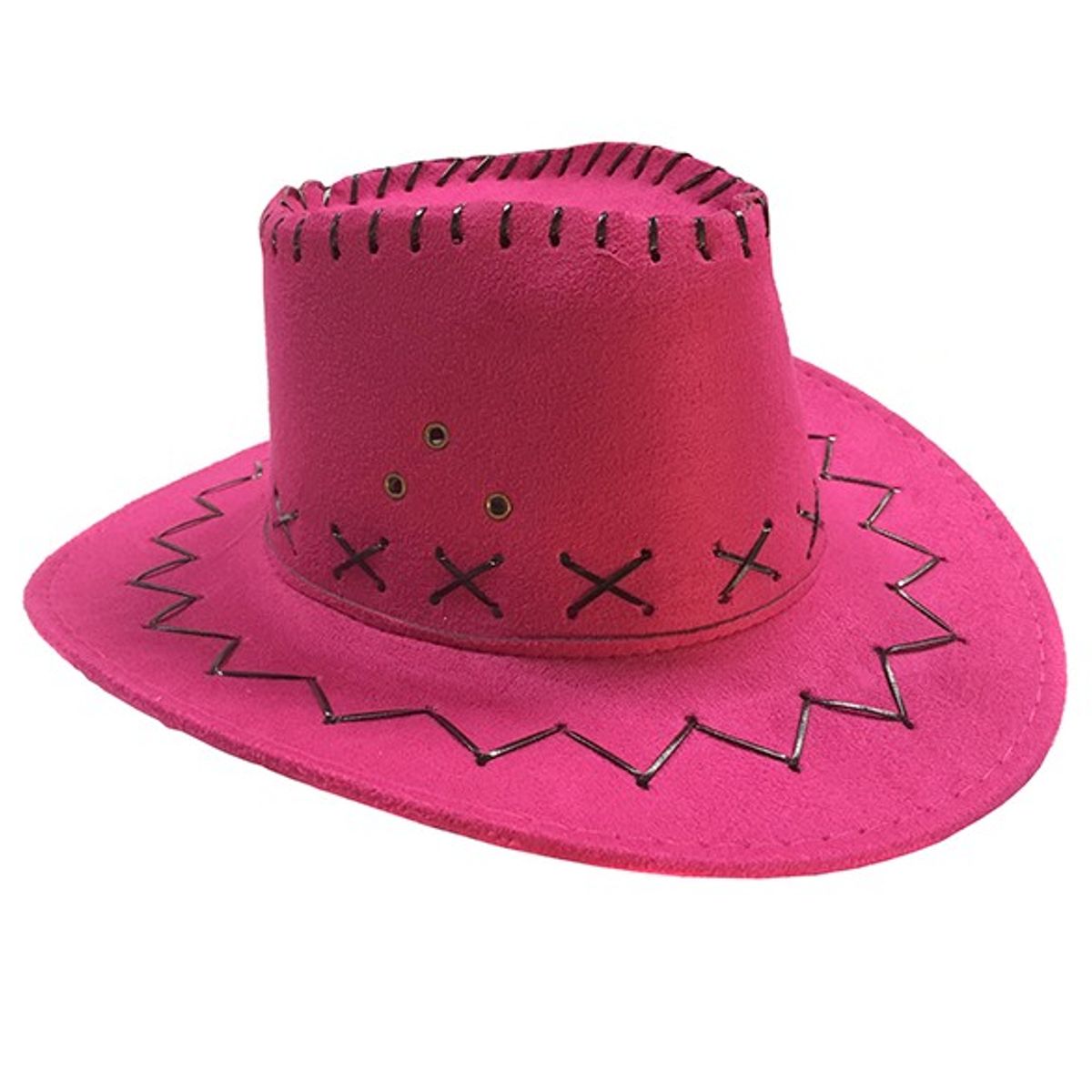 GENERICO - SOMBRERO VAQUERO NIO FUCSIA X1 UNI