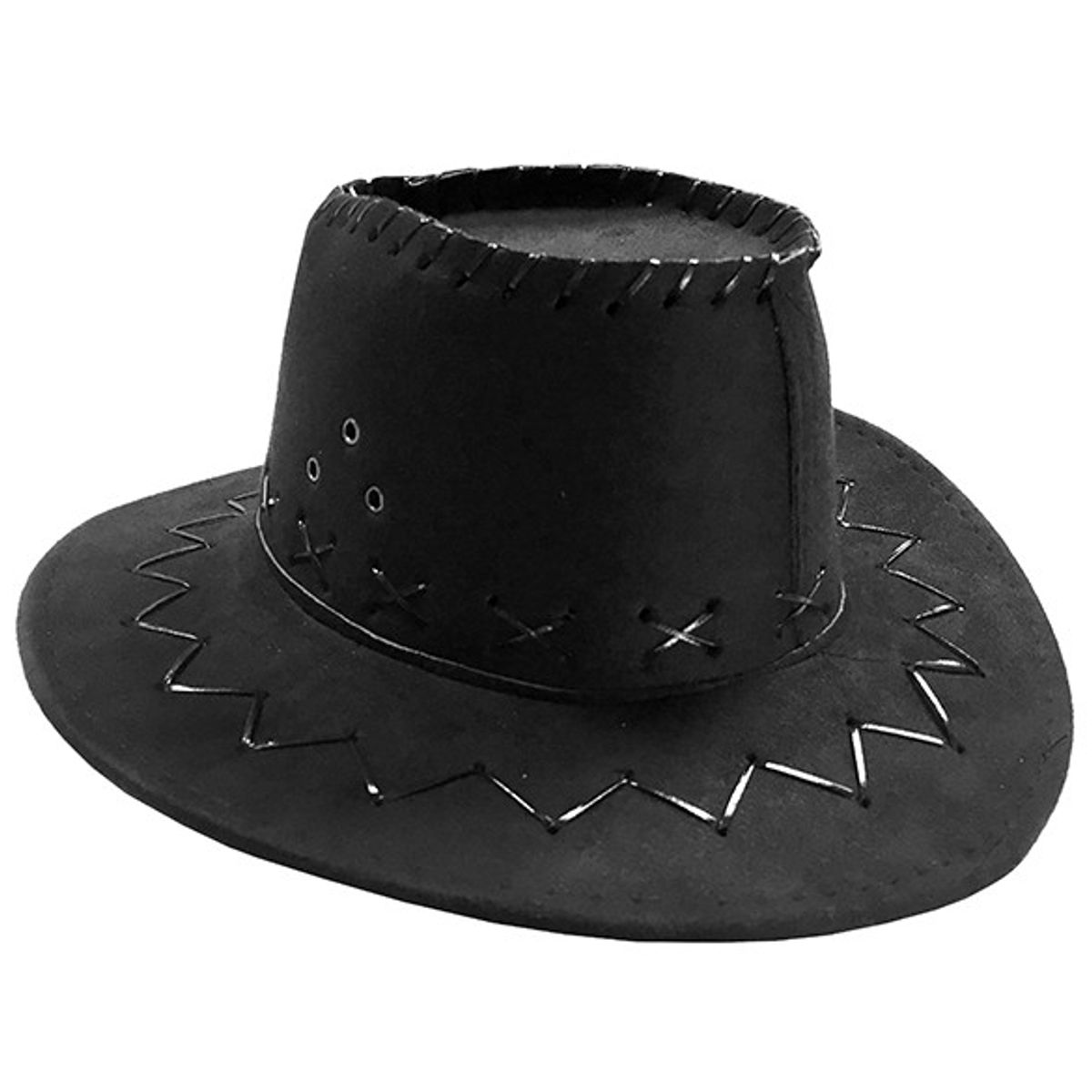 GENERICO - SOMBRERO VAQUERO NIO NEGRO X1 UNI