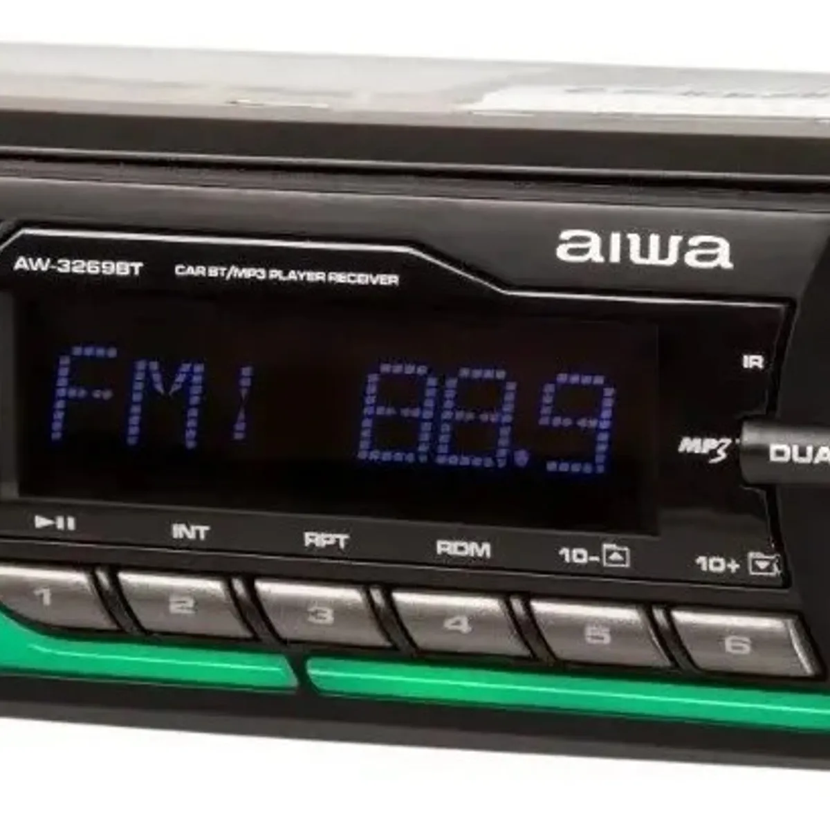 AIWA - Radio Auto 1 Din Aiwa Bluetooth Mp3 Usb App Music Aw-3269b