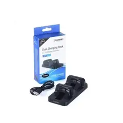 DOBE - Cargador Doble Mandos para PS4