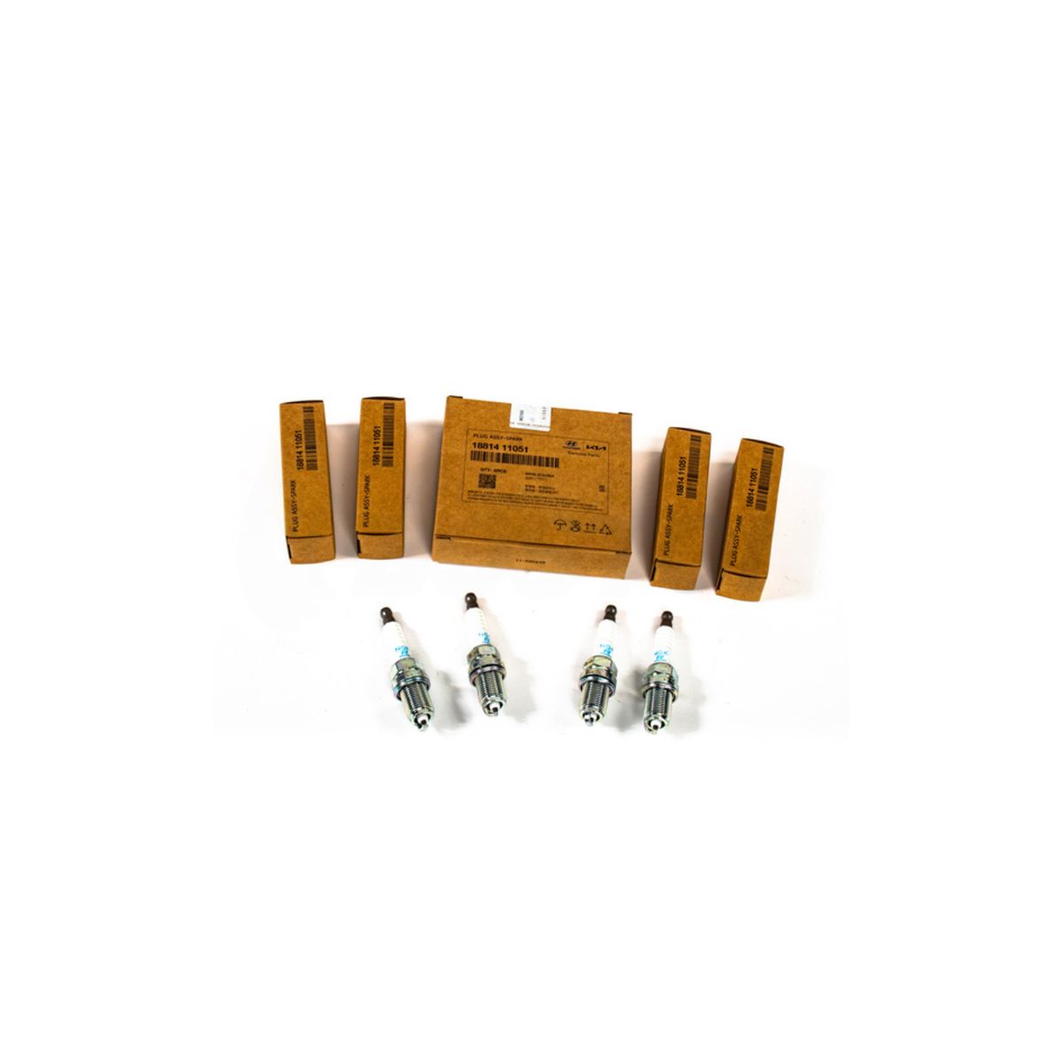KIA - Set 4 Bujia Compatible Con Kia Sportage 16val 2.0l 2005-2010