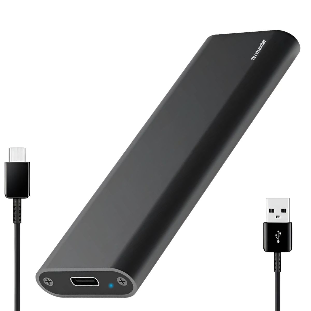 TECMASTER - Cofre de Discos SSD M2 PCI-E NVME High Speed Case USB-C 2 TB