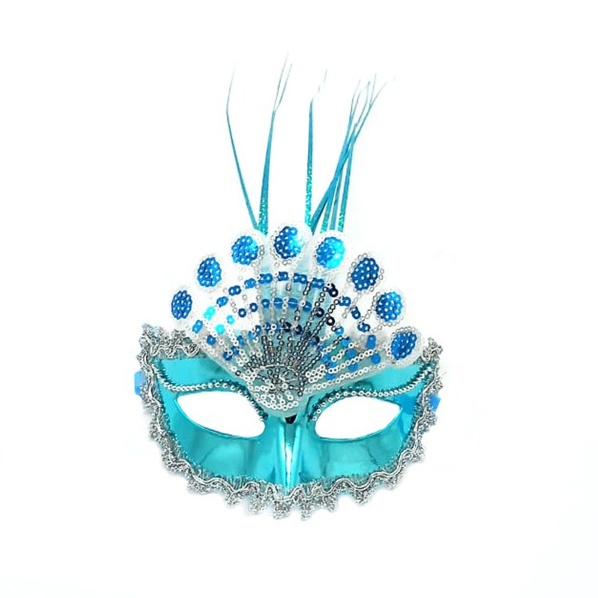 GENERICO - ANTIFAZ VENECIANO ABANICO CALIPSO X1UNI