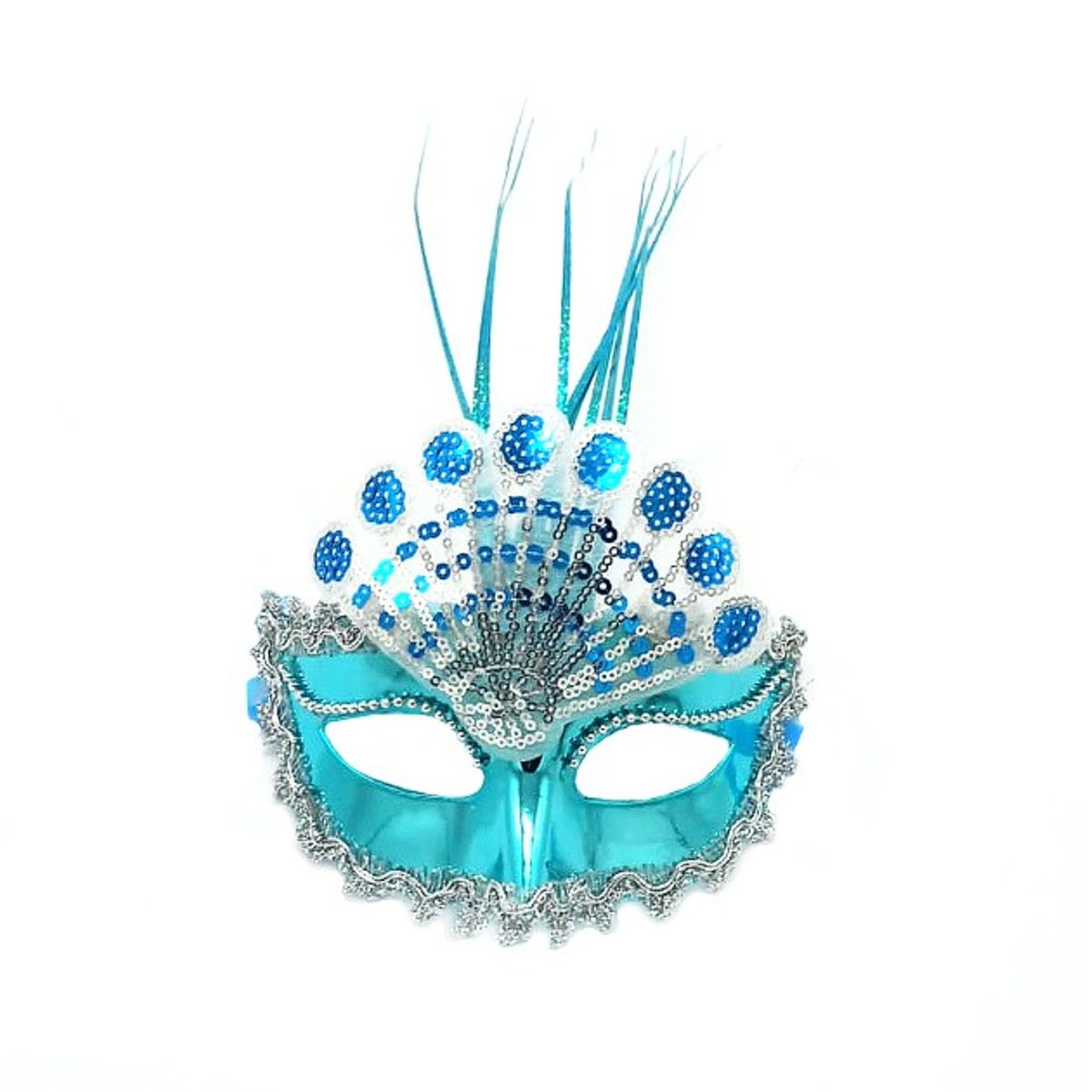 GENERICO - ANTIFAZ VENECIANO ABANICO CALIPSO X1UNI