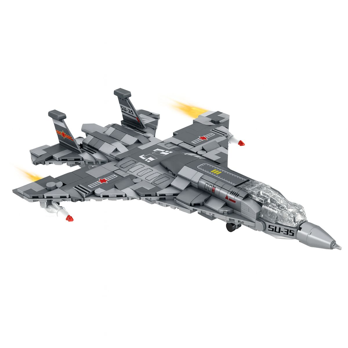 MINGDA - Avión de Combate Bloques de Construcción 438PCS