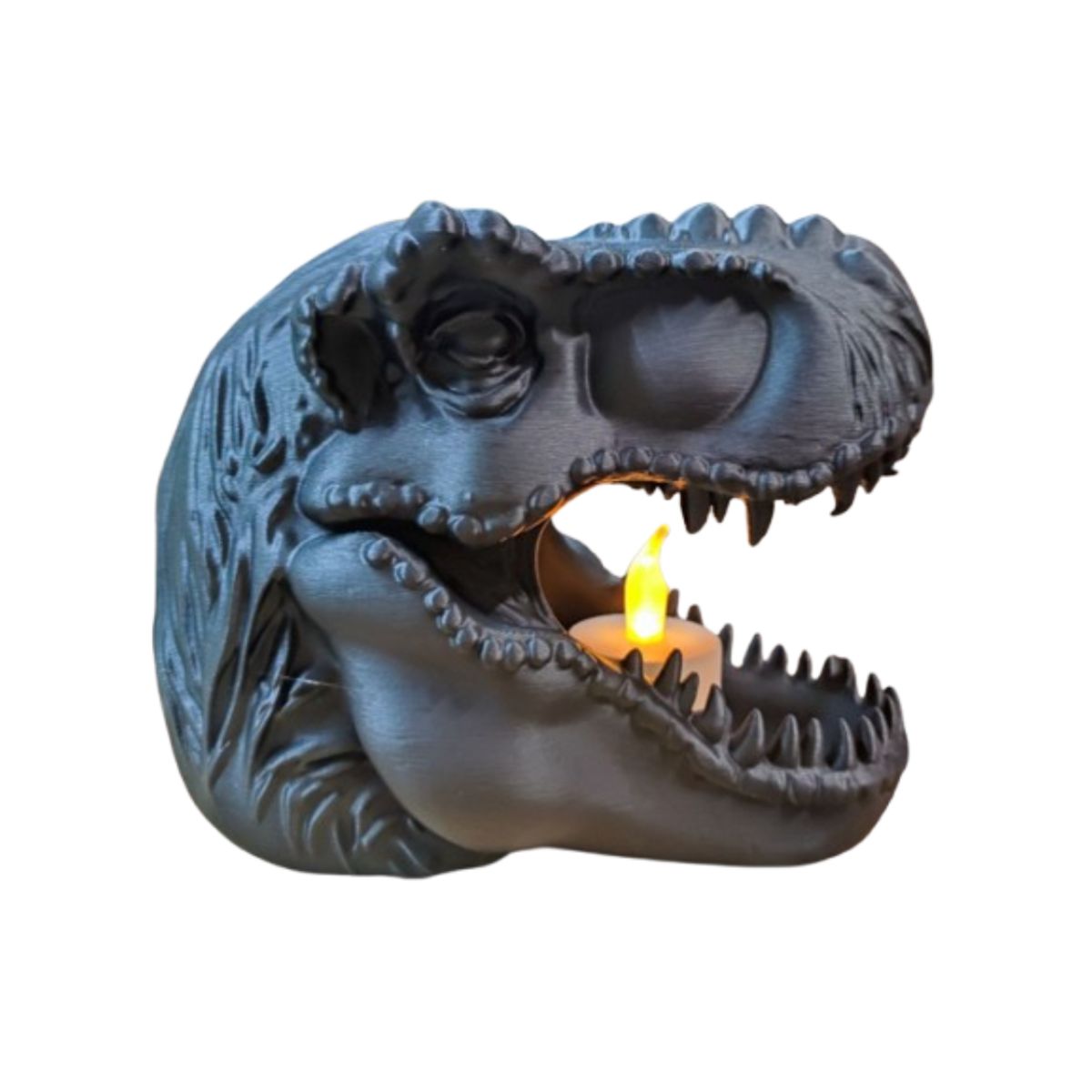 GENERICO - Portavelas LED Tiranosaurio Rex