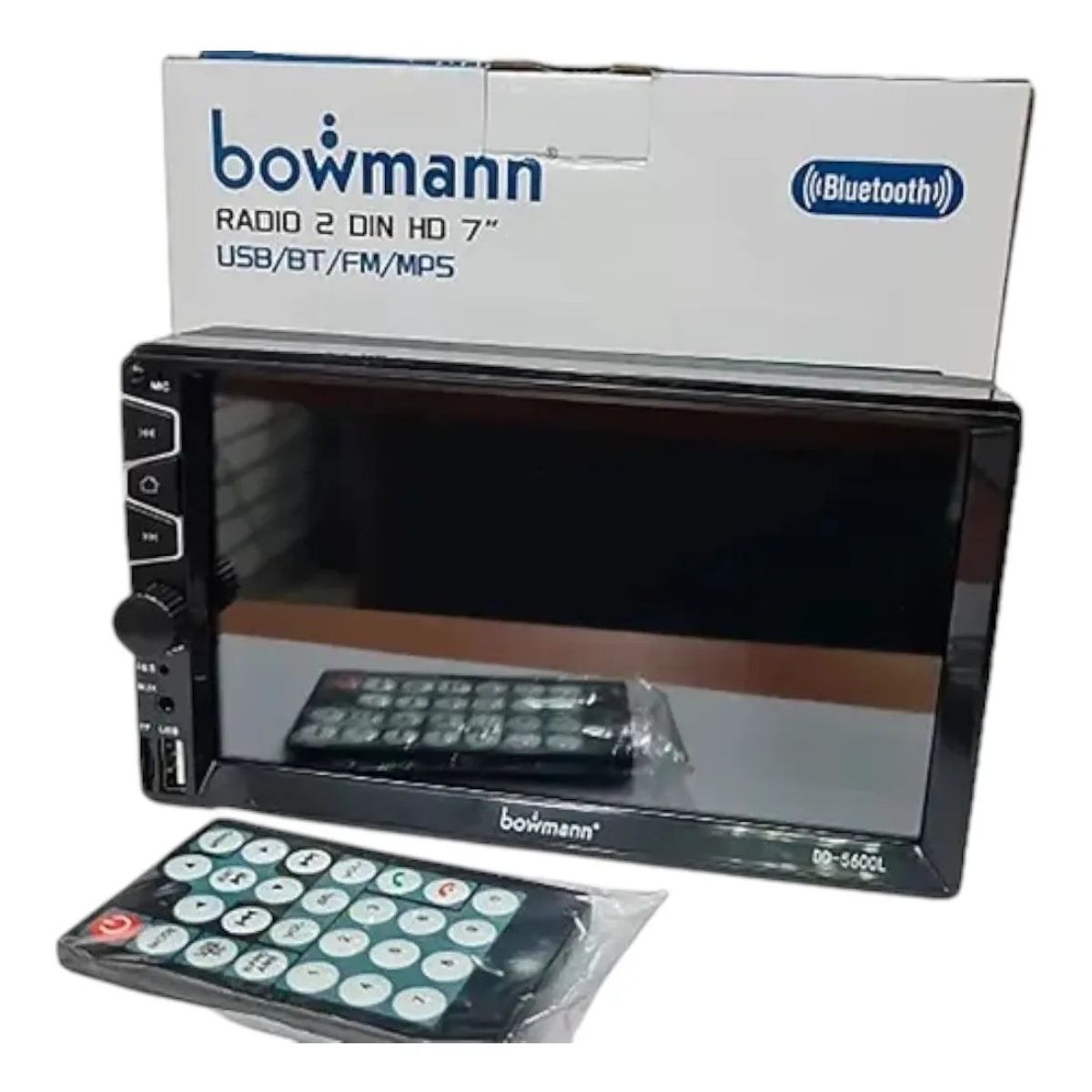 BOWMANN - Radio Auto 2din Pantalla Tactil 7 Bowmann Bt Mirror 5600L