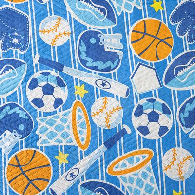 Imagen 2 del producto CUBRECAMA QUILT INFANTIL PELOTAS HOTPRESS KIDS 1.5 PLAZA