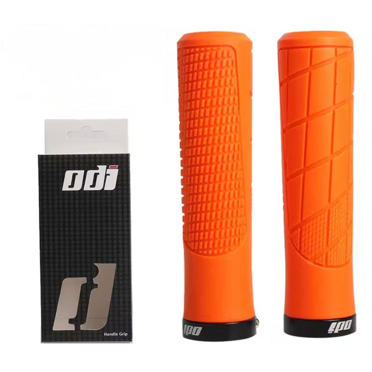 GENERICO - Puños de bicicleta mtb ergonomicos Silicona Naranja