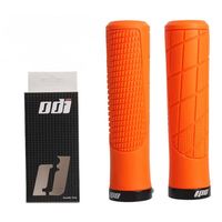 Puños de bicicleta mtb ergonomicos Silicona Naranja