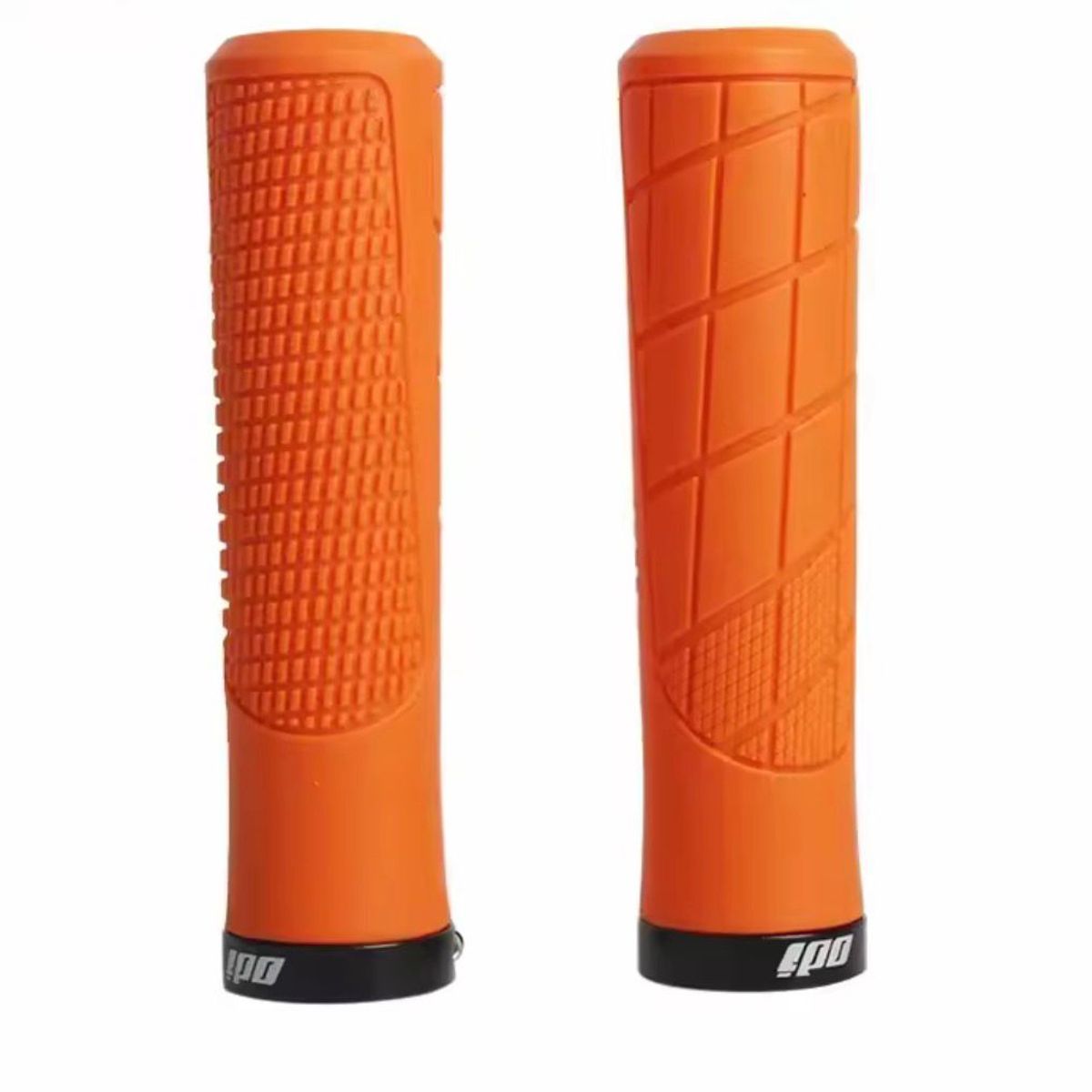 GENERICO - Puños de bicicleta mtb ergonomicos Silicona Naranja