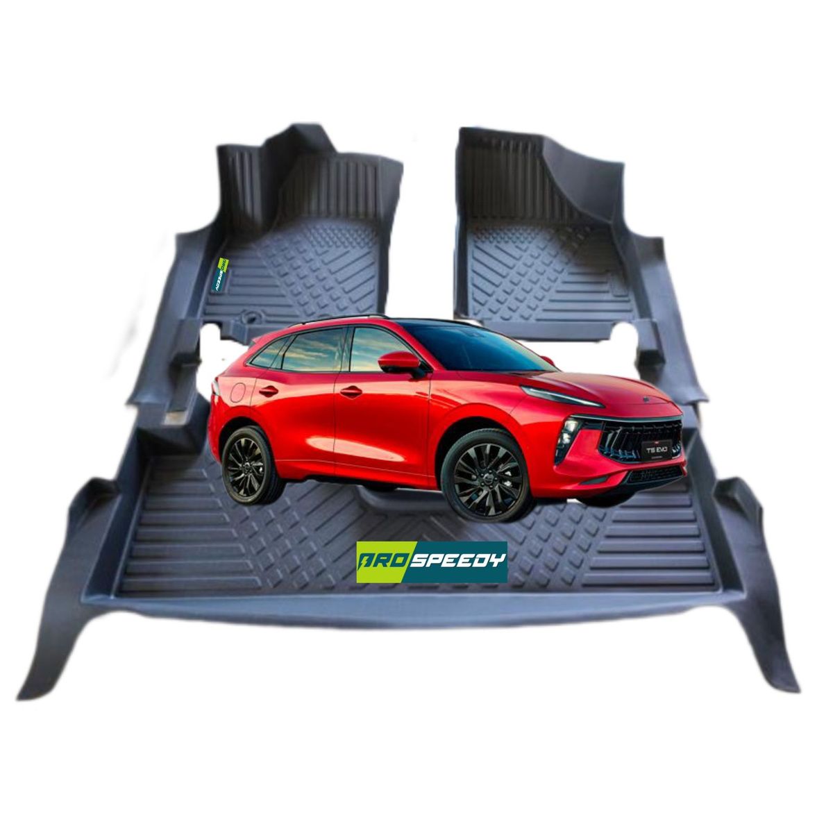 GENERICO - PISOS CALCE PERFECTO PROSPEEDY DONGFENG T5 EVO 3PIEZAS