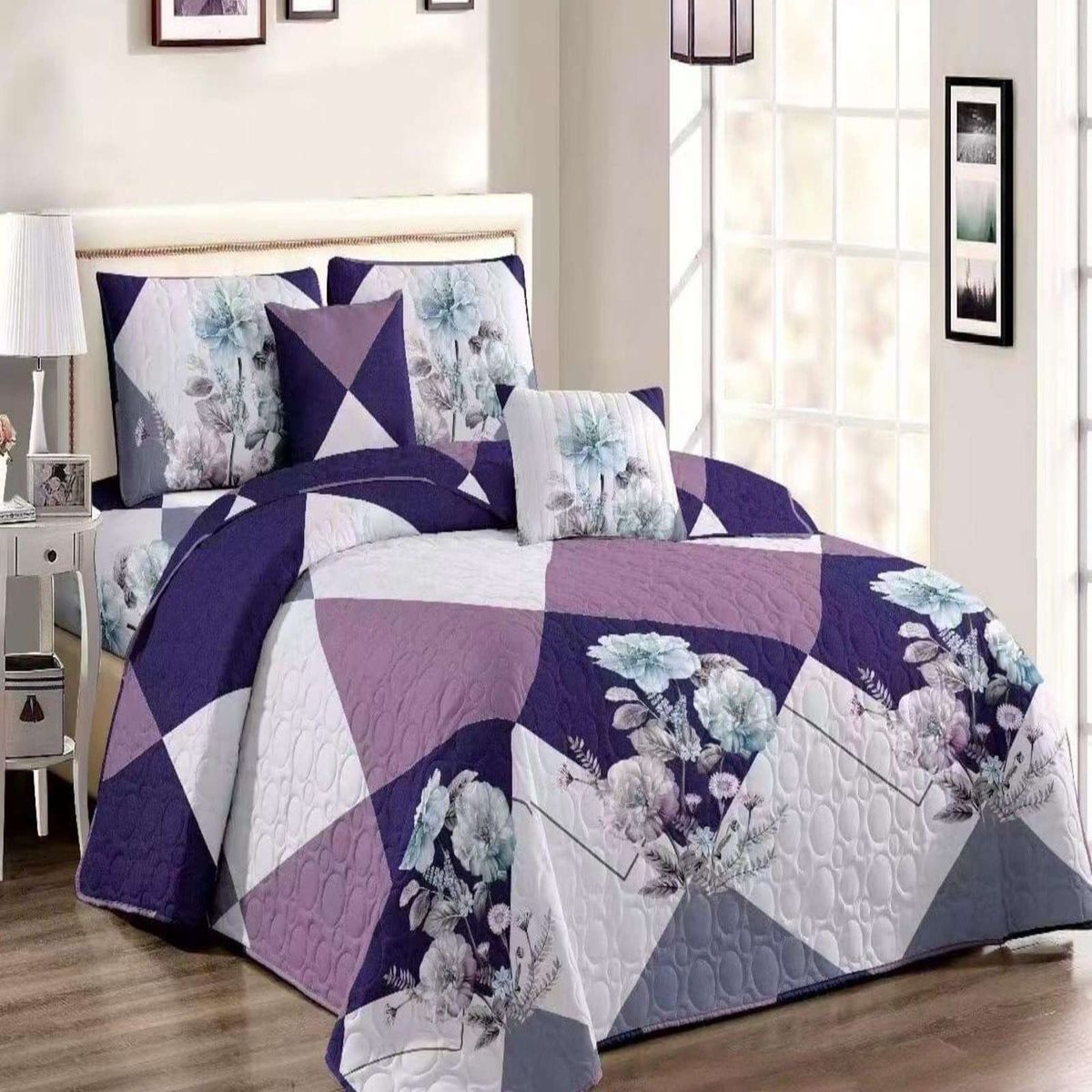 GENERICO - Cubrecama Quilt verano 2 plaza