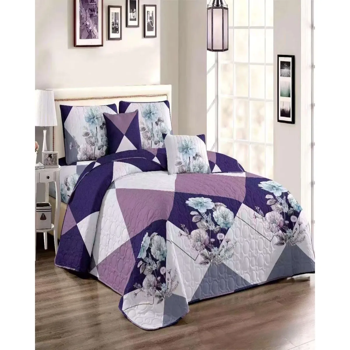 GENERICO - Cubrecama Quilt verano 2 plaza