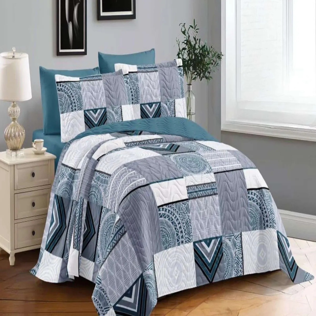 GENERICO - Cubrecama Quilt verano king