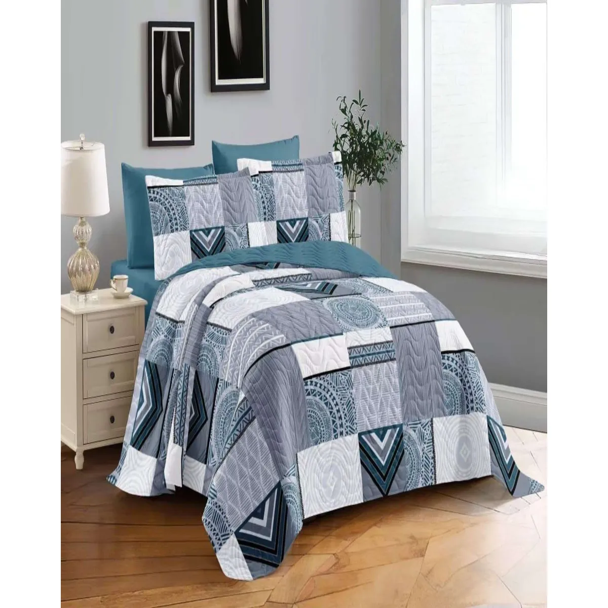 GENERICO - Cubrecama Quilt verano king