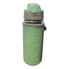 FROST - BOTELLA VIDRIO AQUA FUNDA COLOR VERDE 500 cc