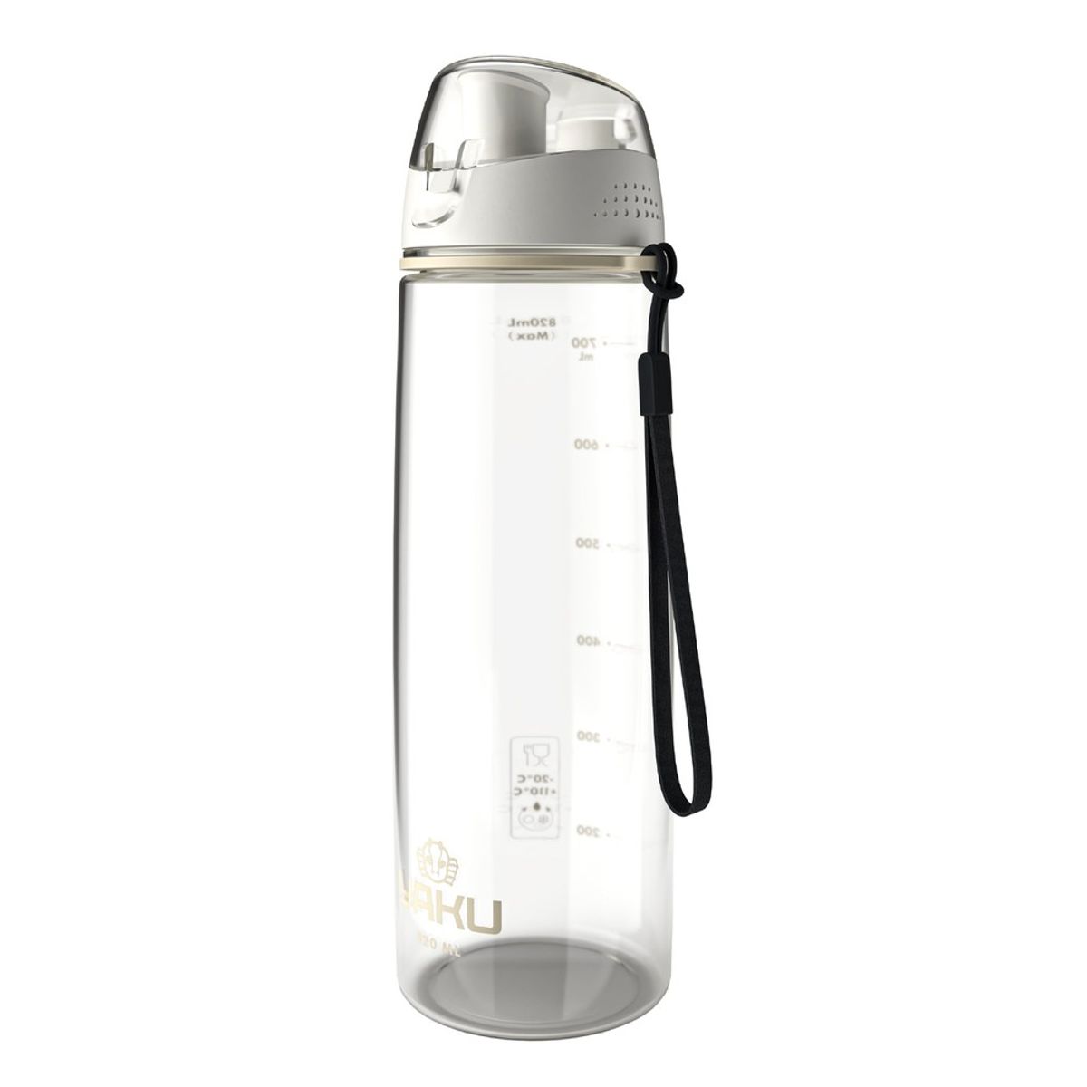 GENERICO - Botella Plástico 820 ml Ondina blanca