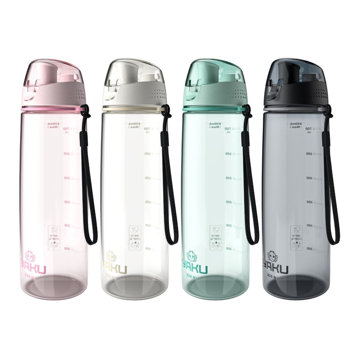 GENERICO - Botella Plástico 820 ml Ondina blanca