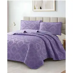 GENERICO - CUBRECAMA QUILT TUFTING DE LUJO SUAVE KING